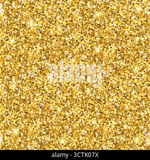Belle texture dorée sans couture festive Illustration de Vecteur