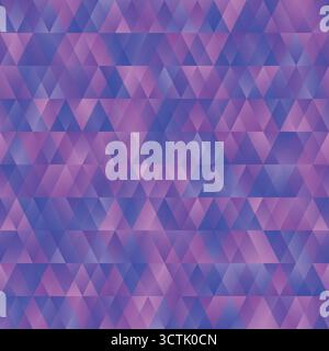 Beau motif abstrait de fond sans couture avec bleu, rose et purpletriangles. Image vectorielle Illustration de Vecteur