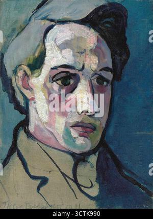 Autoportrait, 1915. Collection privée. Banque D'Images