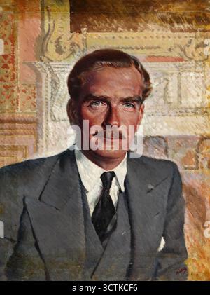 RT Hon Anthony Eden député, entre 1939 et 1946. Banque D'Images