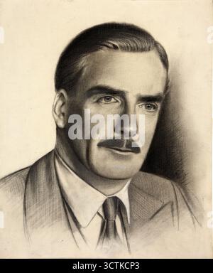 Anthony Eden, 1er comte d'Avon, entre 1939 et 1946. Banque D'Images