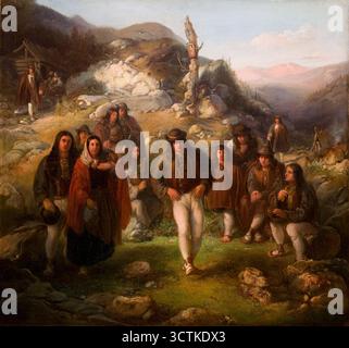 Highlanders' Dance, 1861-1863. Banque D'Images