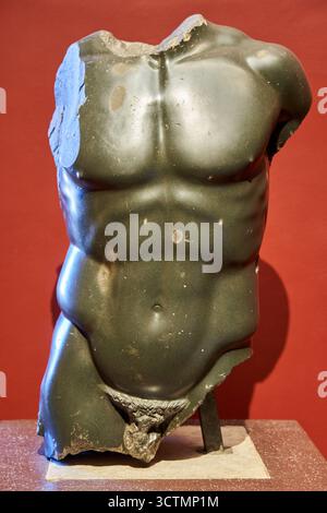 DORIFORO, Doriforus, copie romaine d'après Polykleitos, première moitié 1er cent. AD, Galerie des Offices, Galeria degli Uffizi, Florence, Firenze, Toscane, Italie. Banque D'Images