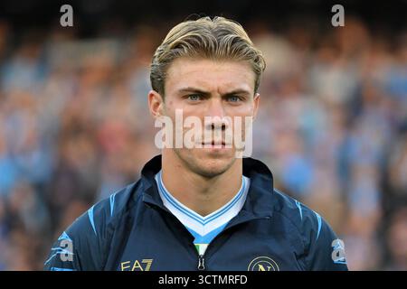 Napoli, Campanie. 05 octobre 2025. Rasmus Hojlund de SSC Napoli lors de la série A Enilive match entre Napoli v Gênes au Diego Armando Maradona stade AllShotLive crédit : Sipa USA/Alamy Live News Banque D'Images