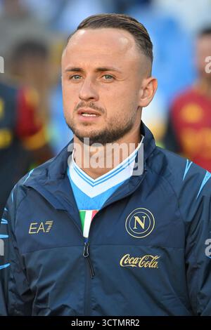 Napoli, Campanie. 05 octobre 2025. Stanislav Lobotka de SSC Napoli lors de la série A Enilive match entre Napoli v Gênes au Diego Armando Maradona stade AllShotLive Credit : Sipa USA/Alamy Live News Banque D'Images