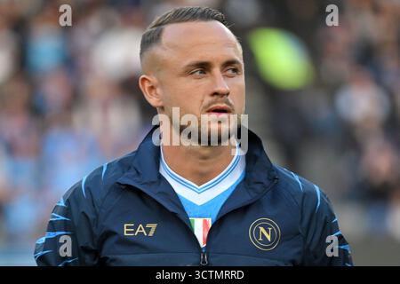 Napoli, Campanie. 05 octobre 2025. Stanislav Lobotka de SSC Napoli lors de la série A Enilive match entre Napoli v Gênes au Diego Armando Maradona stade AllShotLive Credit : Sipa USA/Alamy Live News Banque D'Images