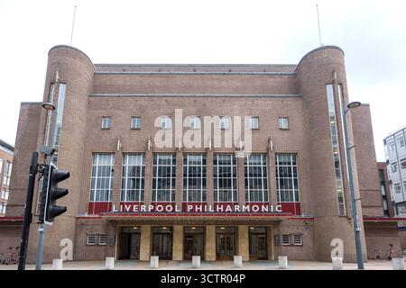 Liverpool Philharmonic Hall, Hope Street, Liverpool, Merseyside, Angleterre, Royaume-Uni. Octobre 2025 Banque D'Images