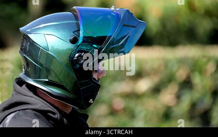 Warlock Motororcycle Club, Scunthorpe, Lincolnshire, Royaume-Uni. Salon annuel de l'automobile et du vélo. Personnalisé, restauré, ancien, vintage, moderne. Caractères. Banque D'Images