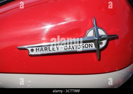 Warlock Motororcycle Club, Scunthorpe, Lincolnshire, Royaume-Uni. Salon annuel de l'automobile et du vélo. Personnalisé, restauré, ancien, vintage, moderne. Caractères. Banque D'Images