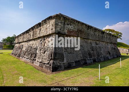 Site archéologique de Xochicalco, Morelos, Mexique Banque D'Images