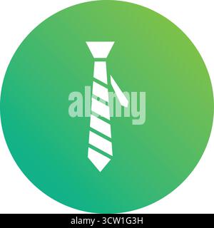 Illustration de conception d'icône de vecteur de cravate Illustration de Vecteur