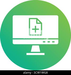 Nouveau fichier Vector icône Design illustration Illustration de Vecteur