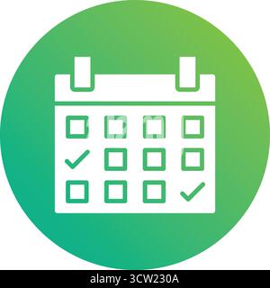 Illustration de la conception de l'icône du vecteur de calendrier Illustration de Vecteur