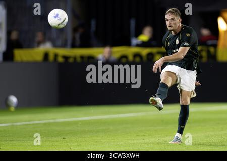 Sittard, pays-Bas. 17 août 2025. SITTARD, 09-10-2025, Fortuna Sittard Stadium, saison 2025/2026, football néerlandais Eredivisie, portrait Fortuna Sittard joueur Philip Brittijn pendant NAC - Fortuna crédit : Pro Shots/Alamy Live News Banque D'Images