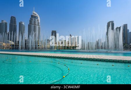 Dubaï, Émirats arabes Unis - 4 octobre 2025 : Centre de Dubaï à Burj Khalifa. Banque D'Images
