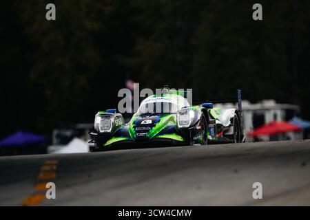 18 JARVIS Oliver (gbr), HEINEMEIER HANSSON David (dnk), LUTKE Tobi (CAN), Era Motorsport, ORECA LMP2 07, #18, action lors du Motul petit le Mans 2025, 11ème manche du Championnat IMSA WeatherTech Sportscar 2025, du 9 au 11 octobre 2025 sur le Michelin Raceway Road Atlanta à Braselton, Géorgie, États-Unis d'Amérique - photo Joao Filipe/DPPI crédit : DPPI Media/Alamy Live News Banque D'Images