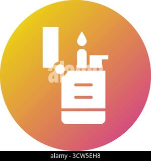 Illustration de conception d'icône de vecteur plus léger Illustration de Vecteur