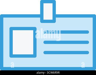 Illustration de conception d'icône de vecteur de carte d'étudiant Illustration de Vecteur