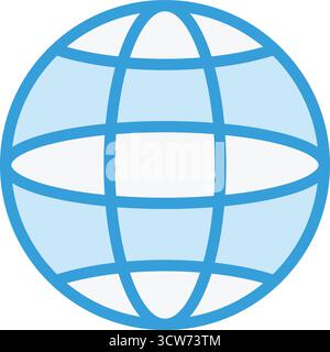 Illustration de conception d'icône de vecteur Internet Illustration de Vecteur