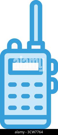 Talkie walkie Vector Icon Design illustration Illustration de Vecteur