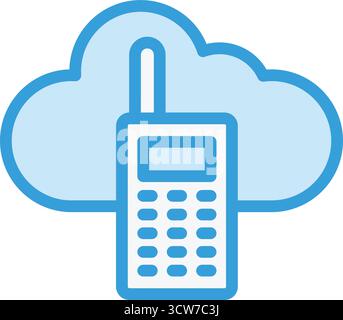 Talkie walkie Vector Icon Design illustration Illustration de Vecteur