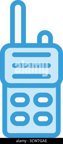 Talkie walkie Vector Icon Design illustration Illustration de Vecteur