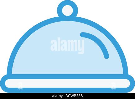 Illustration de conception d'icône de vecteur de plateau alimentaire Illustration de Vecteur