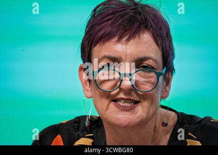 Aberdeen, Écosse, Royaume-Uni. 11 octobre 2025. Premier jour de la conférence annuelle SNP à Aberdeen, Écosse. Photo : Angela Constance MSP . Iain Masterton/Alamy Live News. Banque D'Images