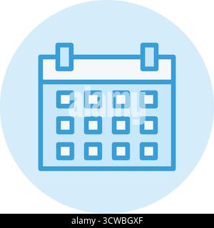 Illustration de la conception de l'icône du vecteur de calendrier Illustration de Vecteur