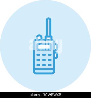 Talkie walkie Vector Icon Design illustration Illustration de Vecteur