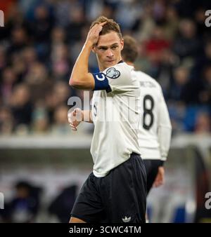 Sinsheim, Allemagne. 10 octobre 2025. Joshua Kimmich (DFB) Allemagne - Luxembourg Deutschland - Luxembourg 10.10.2025 Copyright (nur für journalistische Banque D'Images