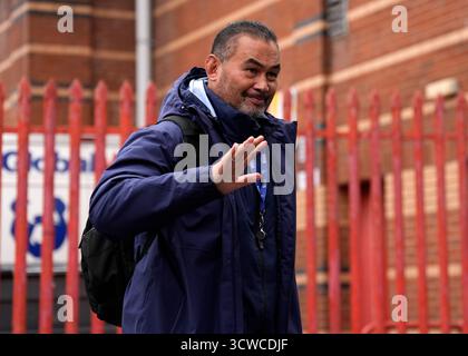 Pat Lam, directeur du rugby des Bristol Bears, arrive pour le Gallagher PREM match à Ashton Gate, Bristol. Date de la photo : samedi 11 octobre 2025. Banque D'Images