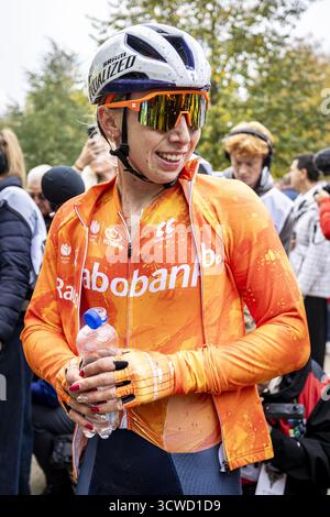 MAASTRICHT – la cycliste Lorena Wiebes remporte les Championnats du monde de gravier. C'est la première fois que les championnats ont lieu aux pays-Bas. ANP MARCEL VAN HOORN Banque D'Images
