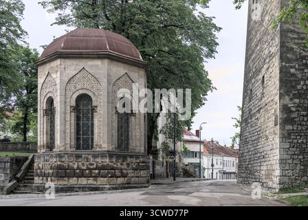 Bosnie-Herzégovine, Bihać (Mun.), Bihać : Turbe – Mausolée ('Mauzolej') Banque D'Images