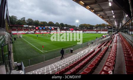 Vejle, Danemark. 10 octobre 2025. Vejle Stadion est prêt pour les qualifications UEFA EURO U21 entre le Danemark et l'Autriche à Vejle. Banque D'Images