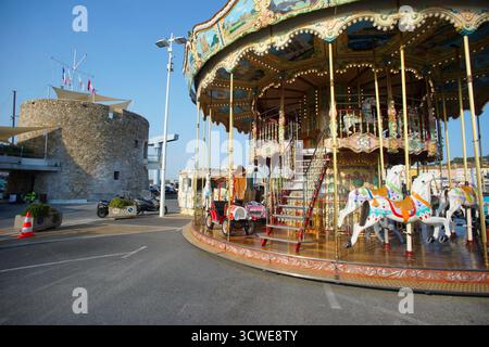 Saint-Tropez, France - carrousel Banque D'Images