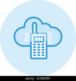 Talkie walkie Vector Icon Design illustration Illustration de Vecteur
