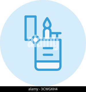 Illustration de conception d'icône de vecteur plus léger Illustration de Vecteur