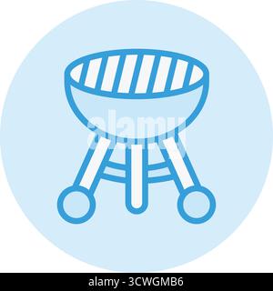 Barbecue barbecue illustration de conception d'icône vectorielle Illustration de Vecteur