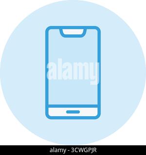 Illustration de conception d'icône de vecteur de smartphone Illustration de Vecteur