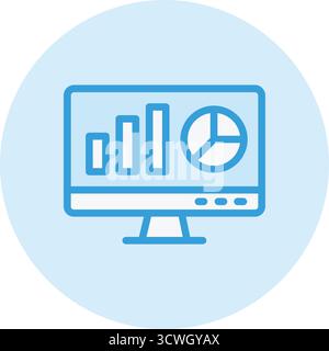 Web Analytics Vector Icon Design illustration Illustration de Vecteur