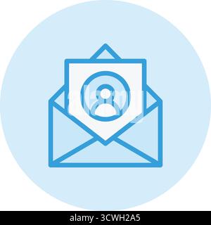 Illustration de conception d'icône de vecteur personnel Illustration de Vecteur