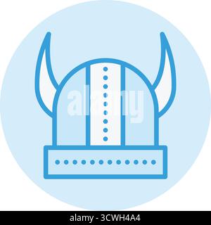 Casque Viking Vector Icon Design illustration Illustration de Vecteur