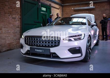 Polestar 1, exposé au Bicester Motion Scramble qui s'est tenu le 5 octobre 2025. Banque D'Images