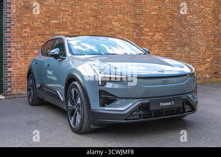 Polestar 3, exposé au Bicester Motion Scramble qui s'est tenu le 5 octobre 2025. Banque D'Images