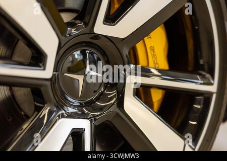 Polestar 1, exposé au Bicester Motion Scramble qui s'est tenu le 5 octobre 2025. Banque D'Images