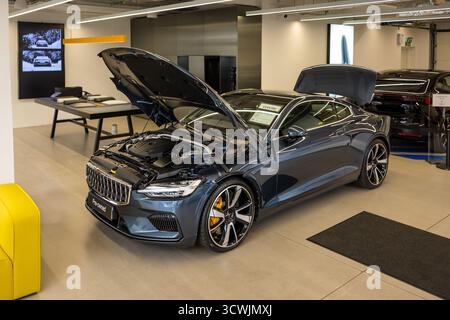 Polestar 1, exposé au Bicester Motion Scramble qui s'est tenu le 5 octobre 2025. Banque D'Images