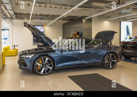 Polestar 1, exposé au Bicester Motion Scramble qui s'est tenu le 5 octobre 2025. Banque D'Images