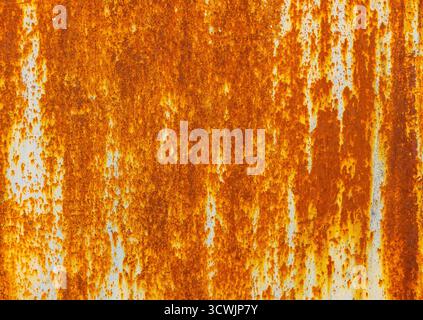 Texture métallique fortement rouillée Banque D'Images