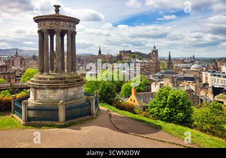 Horizon d'Édimbourg au départ de calton Hill, en Écosse Banque D'Images
